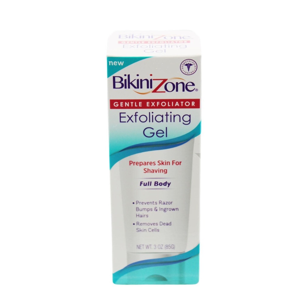 5 Pack Bikini Zone Exfoliating Gel Exfoliates Skin Before Shaving & Waxing 3 oz